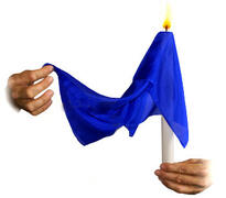 Fiamma attraverso il foulard