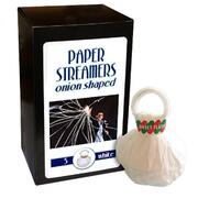 Streamers di carta a forma di cipolla 3 pezzi 