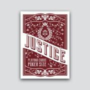 Justice Red Playing Cards