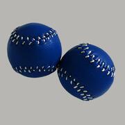 Palline per chop cup in cuoio blu