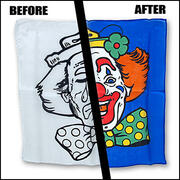 Set Foulard Clown triste felice 