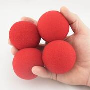 Palline di spugna 10 cm Rosse