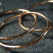 Linking Rings Anelli cinesi set di 4 ORO 