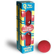 Set 4 Palline di spugna 50mm Super Soft Rosse