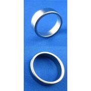 Anello Pk Argentato Piatto 20mm