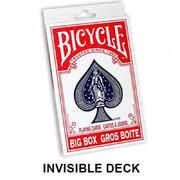 Mazzo Invisibile Jumbo Bicycle Dorso Rosso