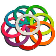 Anello giocoleria standard Rosso