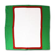 Card silk 45x45 fondo verde Bianca