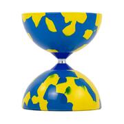 Diabolo Jester kit con bacchette Giallo/ Blu