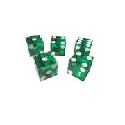 Dadi Las Vegas per Dice Stacking 19 mm Verdi