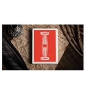 Jerry\'s Nugget (Atomic Red) Marked Monotone Playing Cards