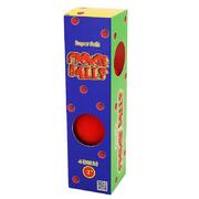 Set 4 Palline di spugna 50mm Rosse