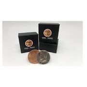 Copper and silver Moneta doppia faccia Rame e Argento