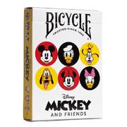Mickey and Friends Playing Card Bicycle
