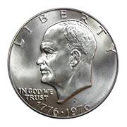 Dollaro Eisenhower Campana bicentenario 1776-1976