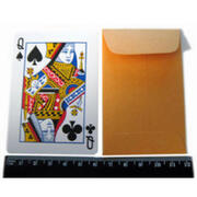 Bustine avana 7.50cm x 11.70cm (carte da poker)