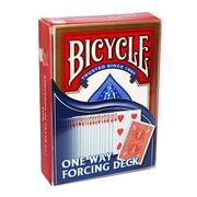 Bicycle one way forcing deck Tutte uguali Dorso Rosso