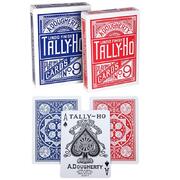 Tally-ho Poker Fan Back Dorso Blu